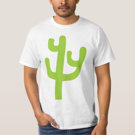 T-shirt Cactus - Vert Martien (Devant)