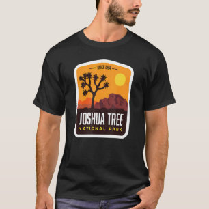 T-shirt Cactus vintage rétro du parc national de Joshua Tr