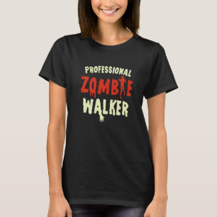 T-shirt Cadavre professionnel Zombie Walker Halloween cada