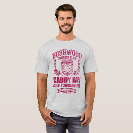 T-shirt Caddyshack | Bushwood Country Club Caddy Day (Devant entier)