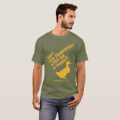 T-shirt Caddyshack | Hey, Quelqu'Un A Marché Sur Un Canard (Devant entier)