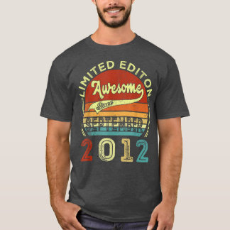 T-shirt Cadeau 10 ans Incroyable depuis septembre 2012 10