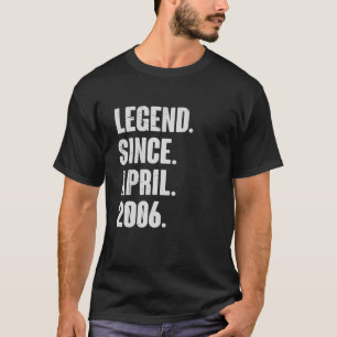 T-shirt Cadeau 16 Ans 16E Anniversaire - Légende Depuis Ap