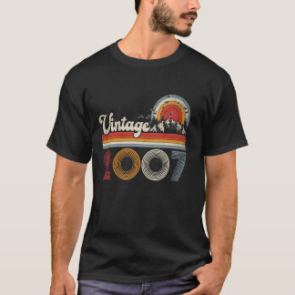 T-shirt Cadeau 18 Ans Vintage Fait En 2007 Rétro 18th B