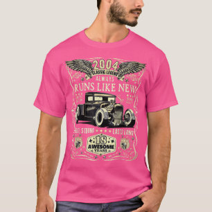 T-shirt Cadeau 18e anniversaire Hommes Femmes Nés 2004 Drô