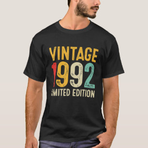 T-shirt Cadeau 30e anniversaire 30 ans Vintage 1992