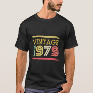 T-shirt Cadeau 40E Anniversaire Vintage 1979 Classique Hom