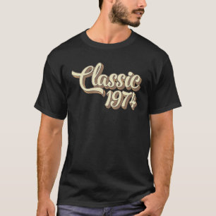 T-shirt Cadeau 50e anniversaire Classique 1974 50 ans