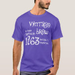 T-shirt Cadeau 50th Birthday 1963 Vintage Brew Purple G206<br><div class="desc">Vous cherchez un cadeau unique de 50e anniversaire?  Voici une chemise d'anniversaire amusante !  Vintage Brew,  fabriqué en 1963 et vieilli à la perfection. 

  Cliquez sur le lien pour voir plus de t-shirts d'anniversaire,  tasses,  magnets et plus encore!</div>