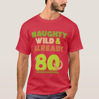 T-shirt Cadeau 80 ans femme anniversaire ami cheval