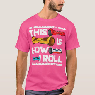 T-shirt Cadeau à thème Hoverboard pour garçons et enfants 