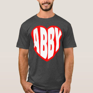 T-shirt Cadeau Abby dans mon cœur