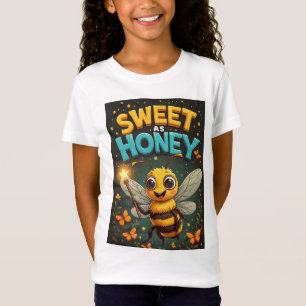 T-Shirt 🐝 Cadeau Abeille de Dessin Animé Pour Enfants Vêt