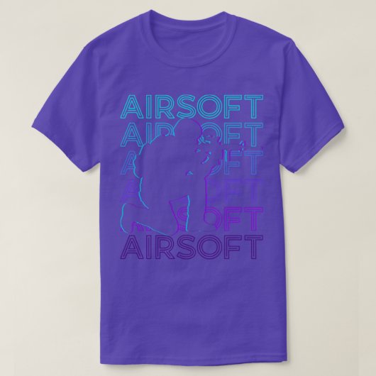 T-shirt Cadeau Airsoft Retro Airsoft (Design devant)