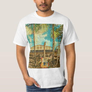 T-shirt cadeau amant guitare rétro