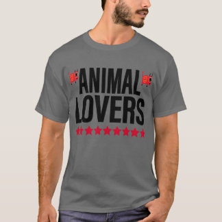 T-shirt Cadeau amateur d'animaux amateur d'animaux