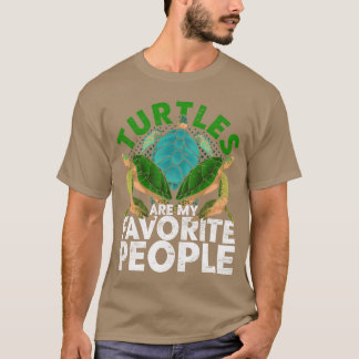 T-shirt Cadeau amateur d'animaux animal drôle ami tortue