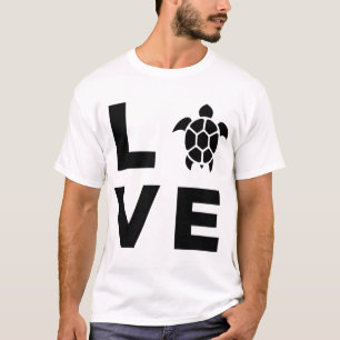 T-shirt Cadeau amateur de tortues Amour Tortues marines Cœ