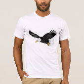 T-Shirt cadeau américain d'aigle à tête blanche (Devant)