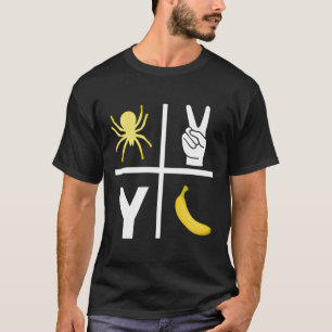 T-shirt Cadeau américain Spider 2 Y Banana Amoureux de Foo