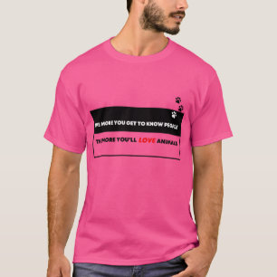 T-shirt Cadeau Amour pour les Animaux