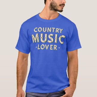 T-shirt cadeau amoureux de musique country
