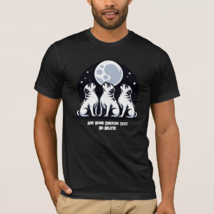 T-shirt Cadeau Amoureux des animaux carlin Howling