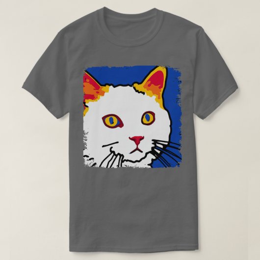 T-shirt Cadeau Amoureux des chats de Van Turc (Design devant)