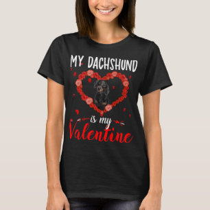 T-shirt Cadeau Amoureux des chiens - Mon Dachshund Est Mon