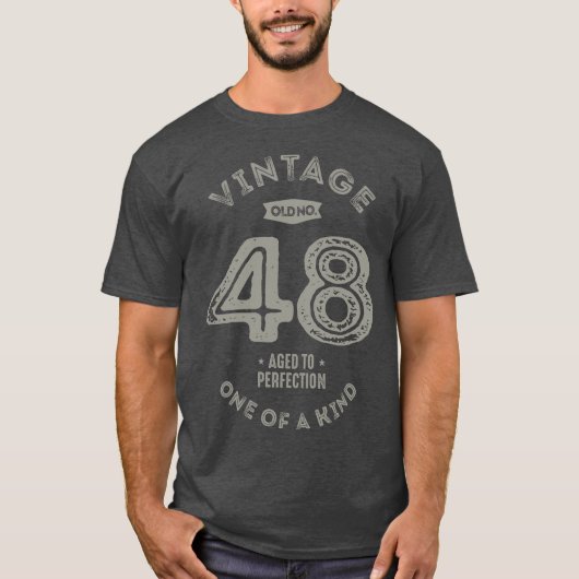 T-shirt Cadeau Anniversaire 48 Ans (Devant)