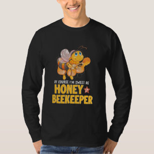 T-shirt Cadeau apiculteur   Je Suis Douce Comme Abeignets 