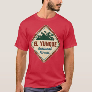 T-shirt Cadeau autocollant de la forêt nationale El Yunque