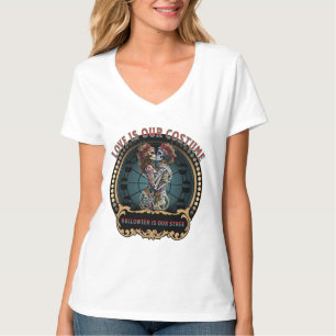 T-shirt Cadeau aux amateurs de squelette Halloween fémin