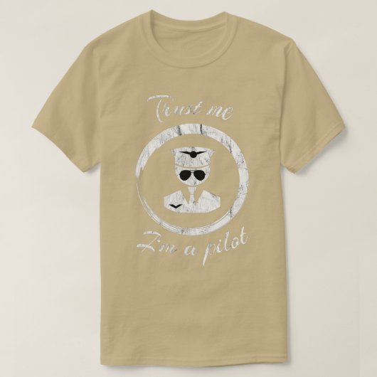 T-shirt Cadeau avion pilote (Design devant)