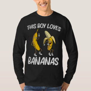 T-shirt Cadeau Banana Pour Garçons Hommes Banane Tropical 