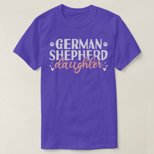 T-shirt Cadeau berger allemand fille (Design devant)