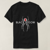 T-shirt Cadeau Black Widow Spider (Design devant)
