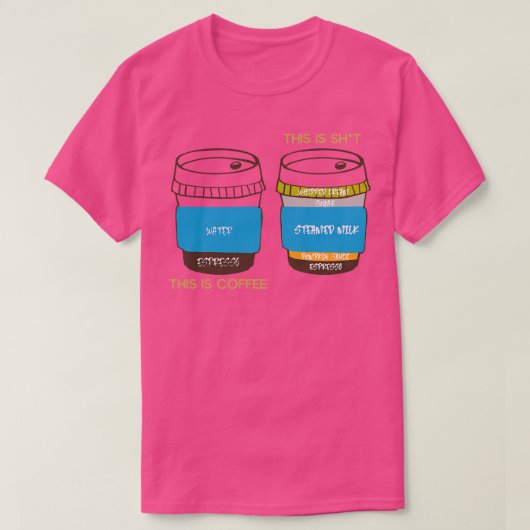 T-shirt Cadeau Café Maker Funny Barista (Design devant)