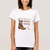 T-shirt Cadeau Camper | La Vie Est Meilleure Dans Le Chien (Devant)