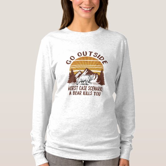 T-shirt Cadeau Camper | Sortir du pire scénario Coque (Devant)