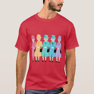 T-shirt Cadeau Chapeau et Veste Arc-en-ciel de la Reine El