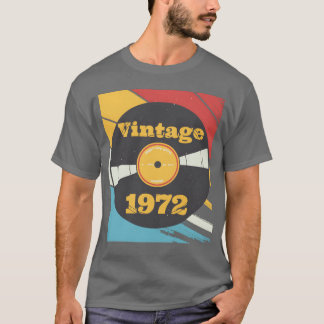 T-shirt Cadeau cinquantième anniversaire 1972 Vintage Mill