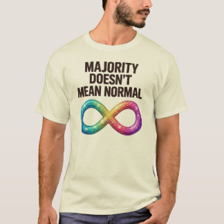 T-shirt cadeau citation sur l'autisme, Signe d'inf