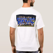 T-shirt Cadeau commémoratif personnalisé pour joueur de fo (Dos)
