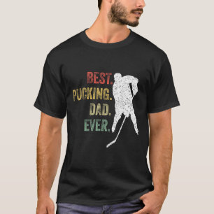 T-shirt Cadeau cool pour papa hockey drôle Meilleur papa p