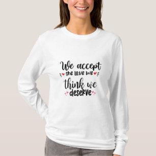 T-shirt Cadeau Couple Nous Acceptons L'Amour