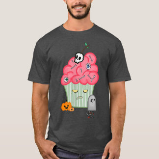 T-shirt Cadeau Cupcake Zombie pour Halloween