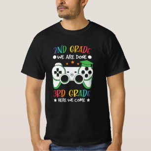 T-shirt Cadeau d'adieu à la 2e année, bonjour la 3e année
