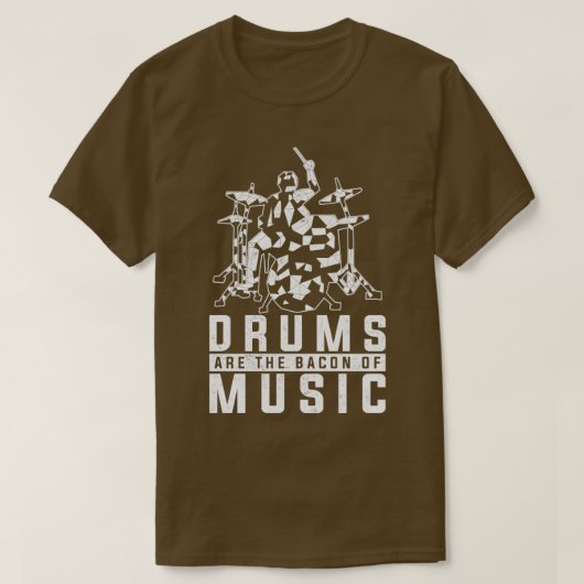 T-shirt Cadeau d'amant de musique de percussion Musicien d (Design devant)
