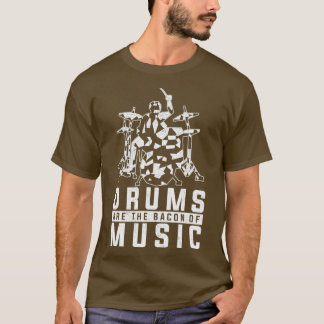 T-shirt Cadeau d'amant de musique de percussion Musicien d